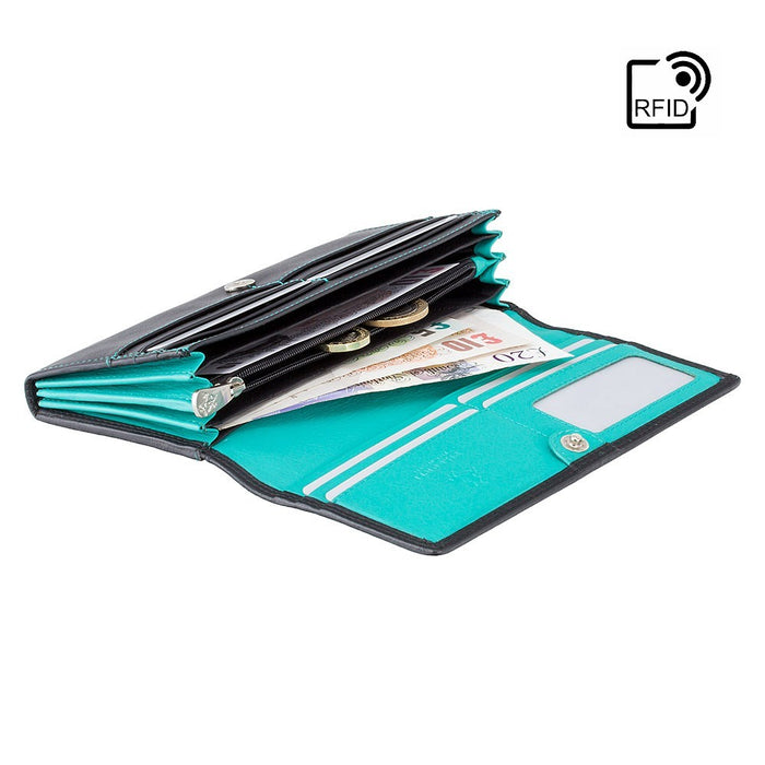 Black/Aqua