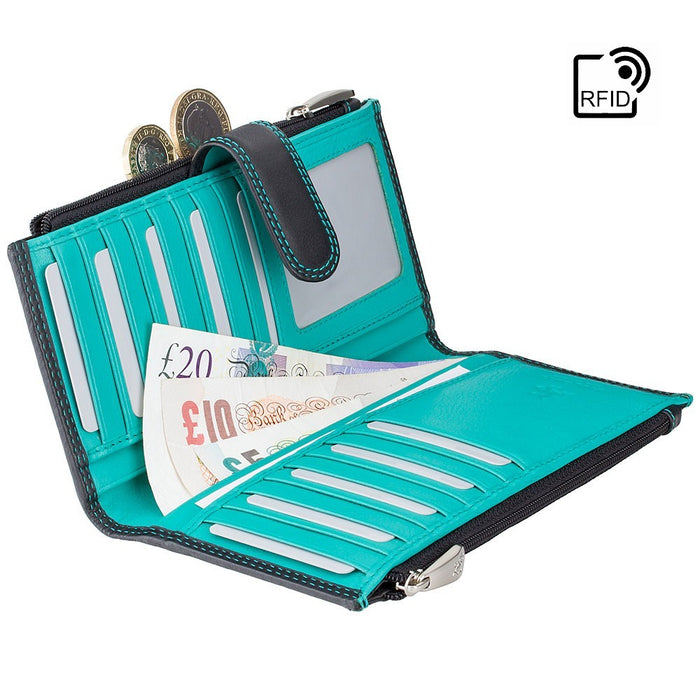 Black/Aqua