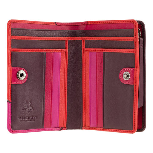 Buy Folded Purse for Ladies by VISCONTI in Deep Pink Genuine Leather RFID  Blocking Purse HT32 Online in India - Etsy